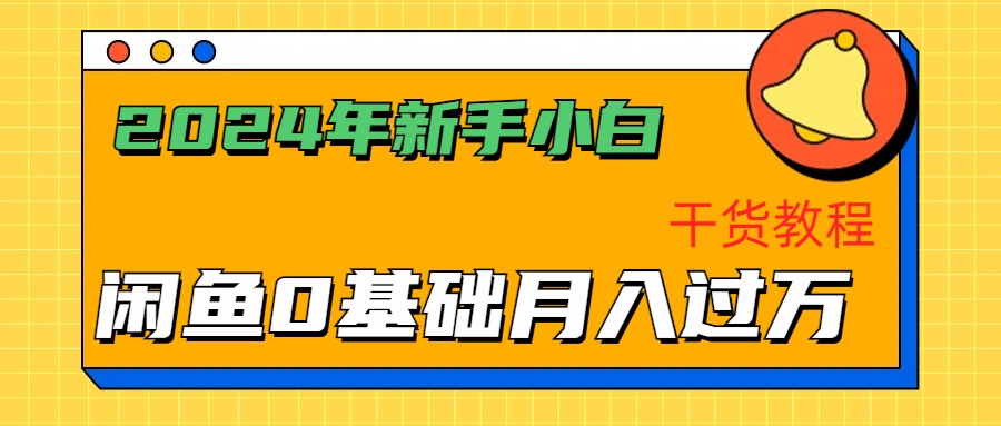 2024年新手小白如何通过闲鱼轻松月入过万-干货教程-艾莉资源