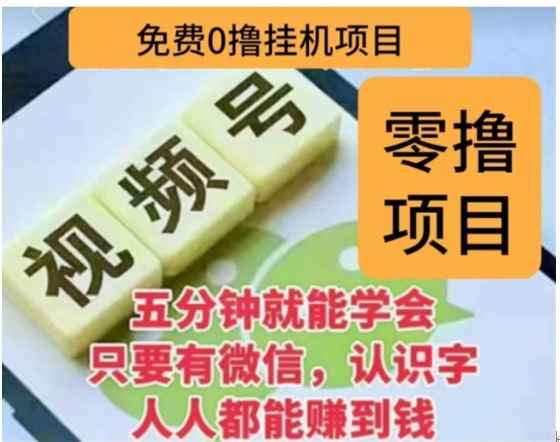 微信视频号挂机零成本撸米项目，单号一天收益多米，帐号越多收益就越高！-艾莉资源