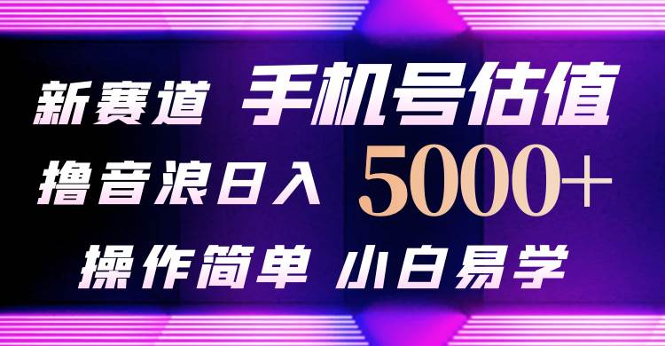 抖音不出境直播【手机号估值】最新撸音浪，日入5000+，简单易学，适合…-艾莉资源