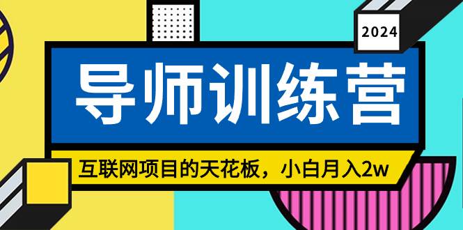 《导师训练营》精准粉丝引流的天花板，小白月入2w-艾莉资源