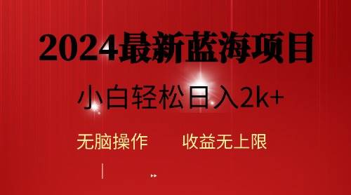 2024蓝海项目ai自动生成视频分发各大平台，小白操作简单，日入2k+-艾莉资源