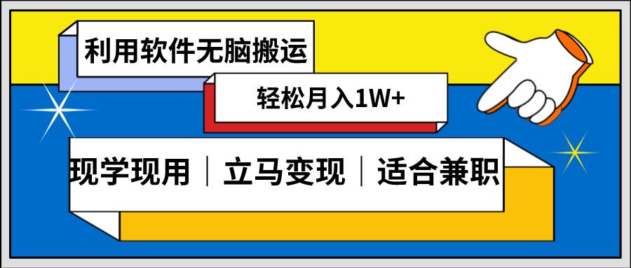低密度新赛道 视频无脑搬 一天1000+几分钟一条原创视频 零成本零门槛超简单-艾莉资源