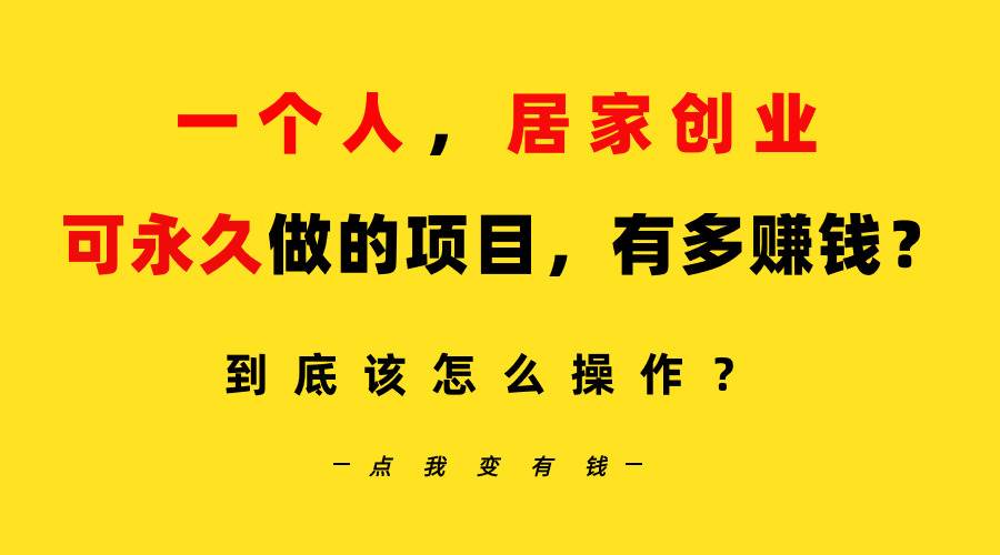 一个人，居家创业：B站每天10分钟，单账号日引创业粉100+，月稳定变现5W…-艾莉资源