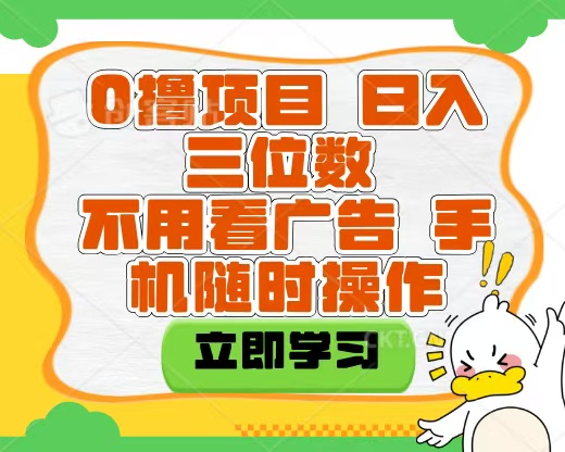 适合新手小白的互联网0撸项目，不用技术无脑操作，轻松日入三位数-艾莉资源