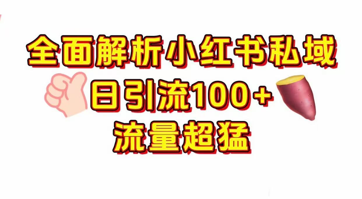 小红书私域引流 每天加100+-艾莉资源